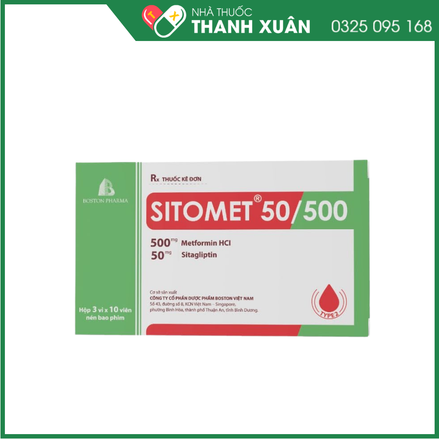 Sitomet 50/500 hỗ trợ kiểm soát đường huyết ở bệnh nhân đái tháo đường